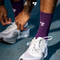 Personal Best Run - Performance Crew Sock - Violet